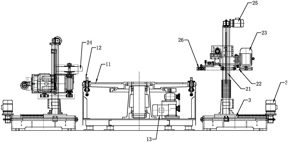 大平面圓盤自動拋光機(jī)的制作方法與工藝