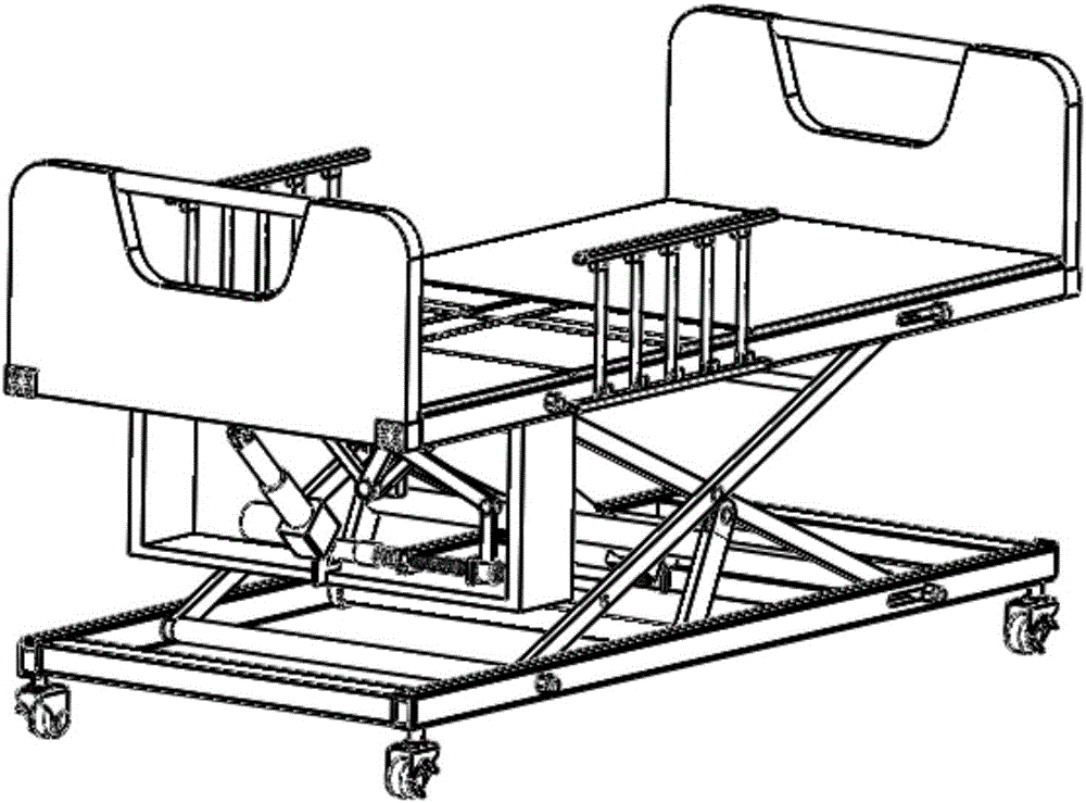 多功能电动护理床及其翻身机构的制作方法与工艺