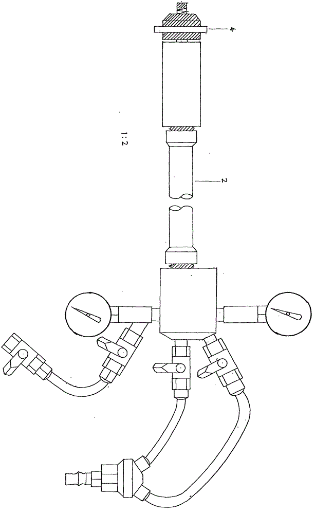 QWA內(nèi)圓小型風(fēng)動(dòng)磨頭的制作方法與工藝