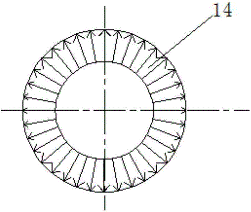 一种永磁铁氧体径向均匀取向磁环的模具及其制造方法与流程