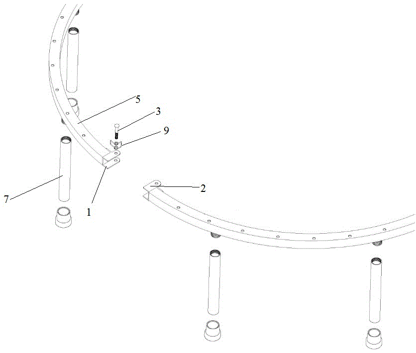 不夹手的折叠蹦床的制作方法与工艺