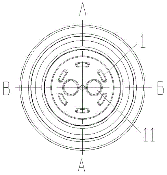 一種輸液塑瓶雙色組合蓋及其注塑模具的制作方法與工藝