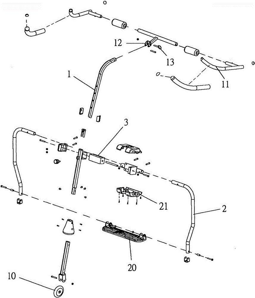 經(jīng)濟(jì)型拉伸擴(kuò)胸運(yùn)動健身器的制作方法與工藝