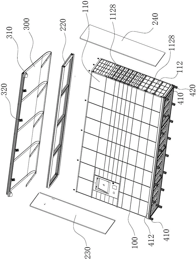 具有廣告層的組合式智能快遞柜具的制作方法與工藝