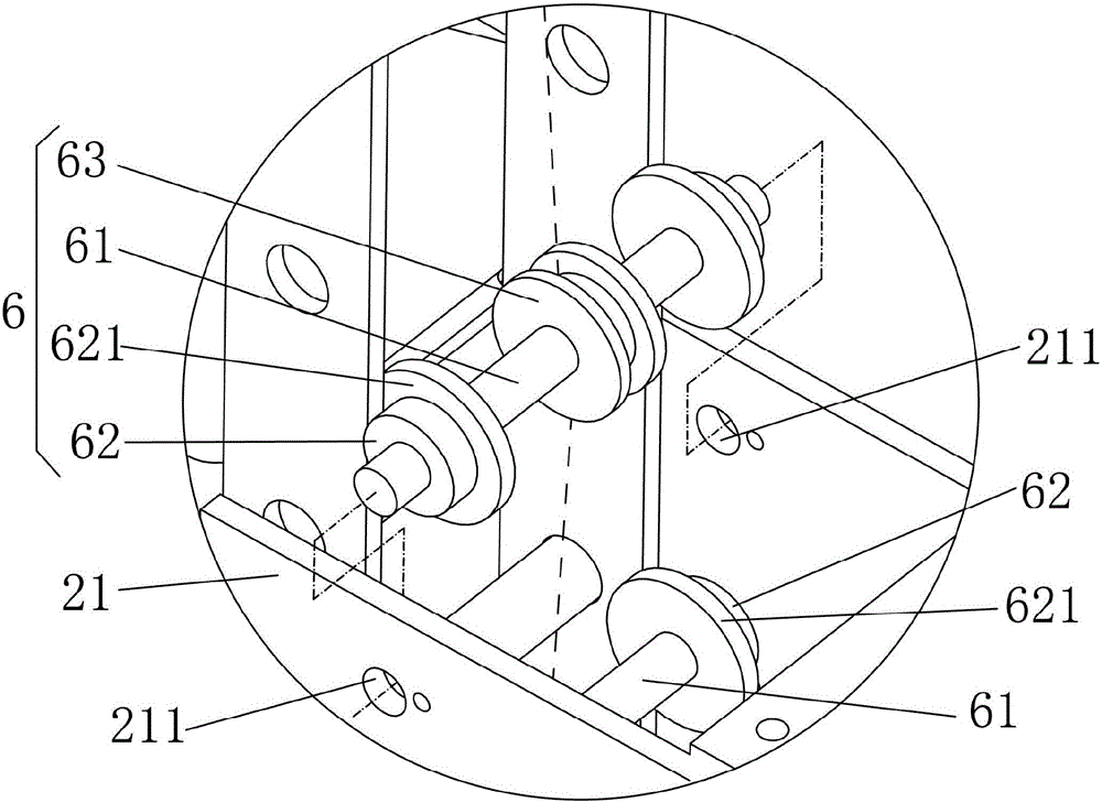 千斤顶液压压力机的导向轮结构的制作方法与工艺