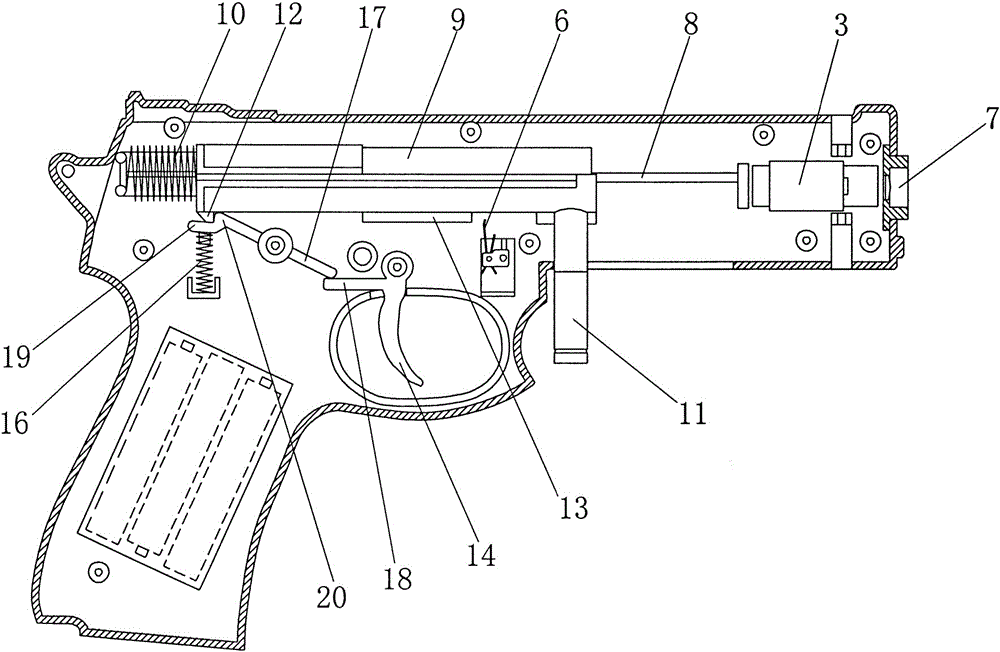 一种激光射击玩具枪的制作方法与工艺