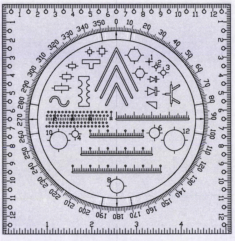 萬能圓規(guī)智力繪圖模板的制作方法與工藝