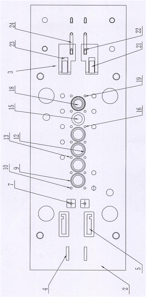 一種點(diǎn)火開(kāi)關(guān)彈片冷沖模裝置的制作方法