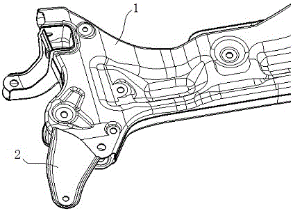 一种提升前副车架上底盘连接点刚度的结构的制作方法与工艺
