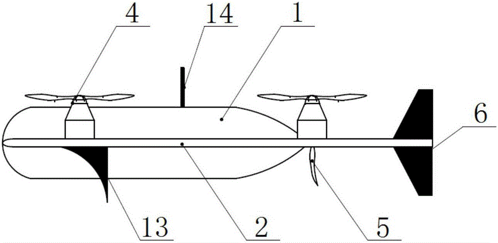 可垂直起降飞行的水空两栖滑翔机的制作方法与工艺
