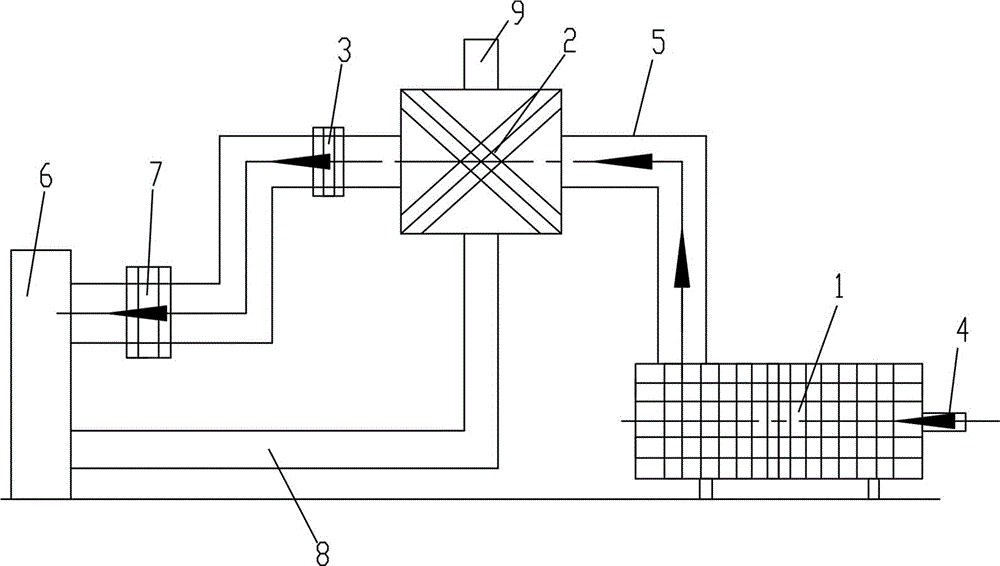 一種動(dòng)力鋰離子電池涂布機(jī)的干燥補(bǔ)給新風(fēng)系統(tǒng)的制作方法與工藝