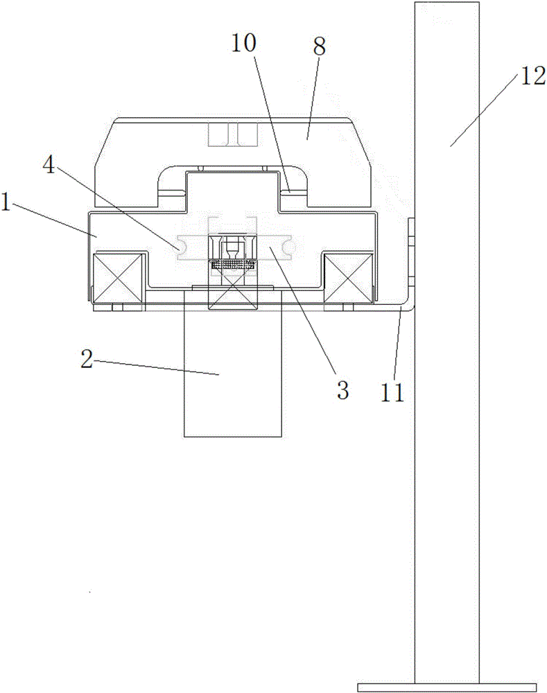 一种磁吸式有轨送餐装置以及系统的制作方法