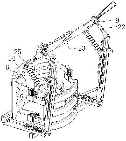 一种用于实现人体支撑的画板支架结构的制作方法与工艺