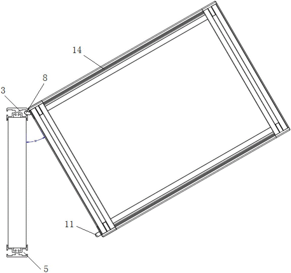 简易屏风连接机构的制作方法与工艺