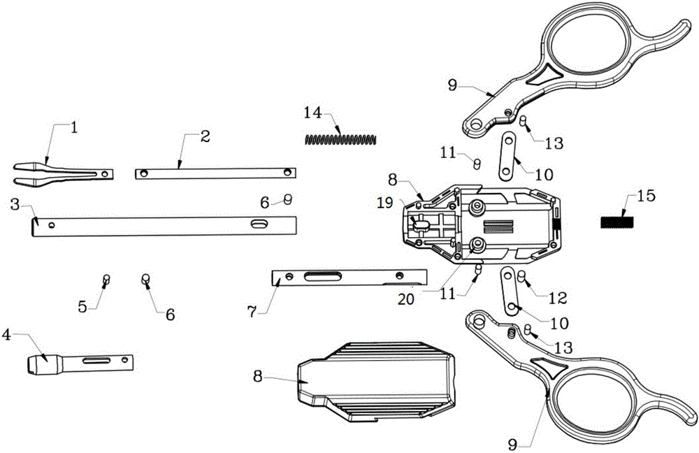 一次性施夹钳的制作方法与工艺