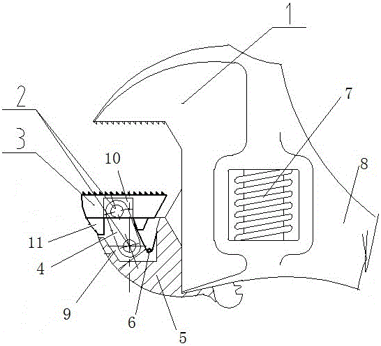 一種自加緊活扳手的制作方法與工藝