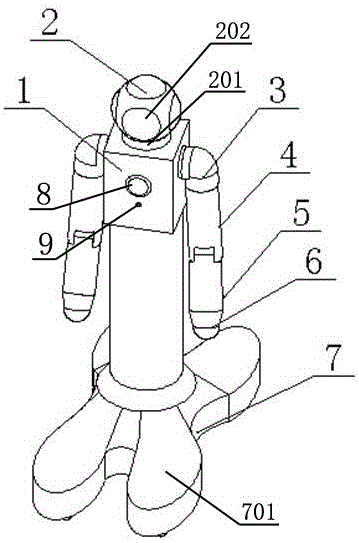 一种安保机器人的制作方法与工艺