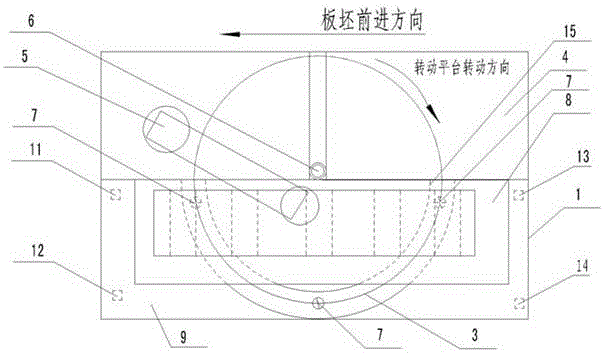 一種板坯表面圓弧鋸痕加工裝置的制作方法