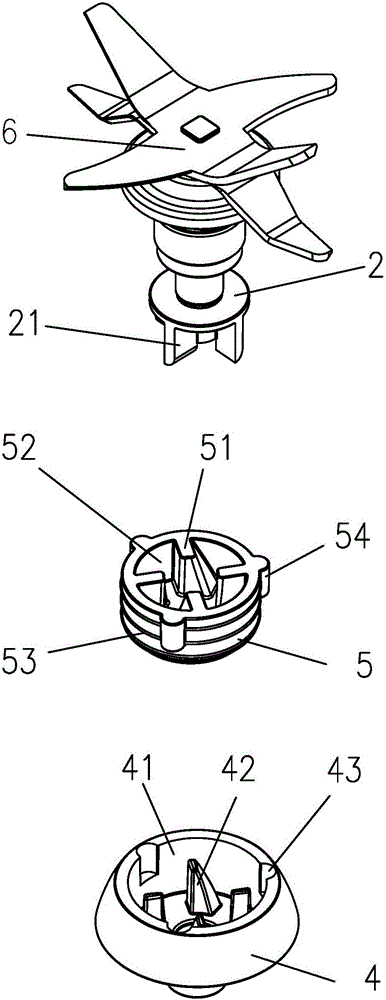 一種料理機(jī)的連接結(jié)構(gòu)的制作方法與工藝