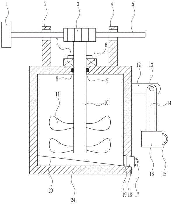 一種3D打印機(jī)用原材料攪拌裝置的制作方法