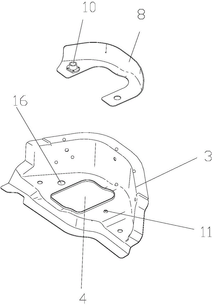 汽車(chē)頂蓋后橫梁結(jié)構(gòu)總成的制作方法與工藝