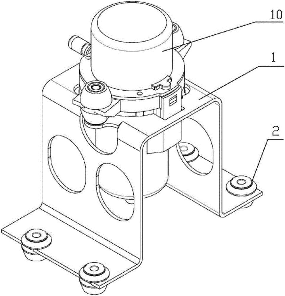 电动真空泵支架的制作方法与工艺