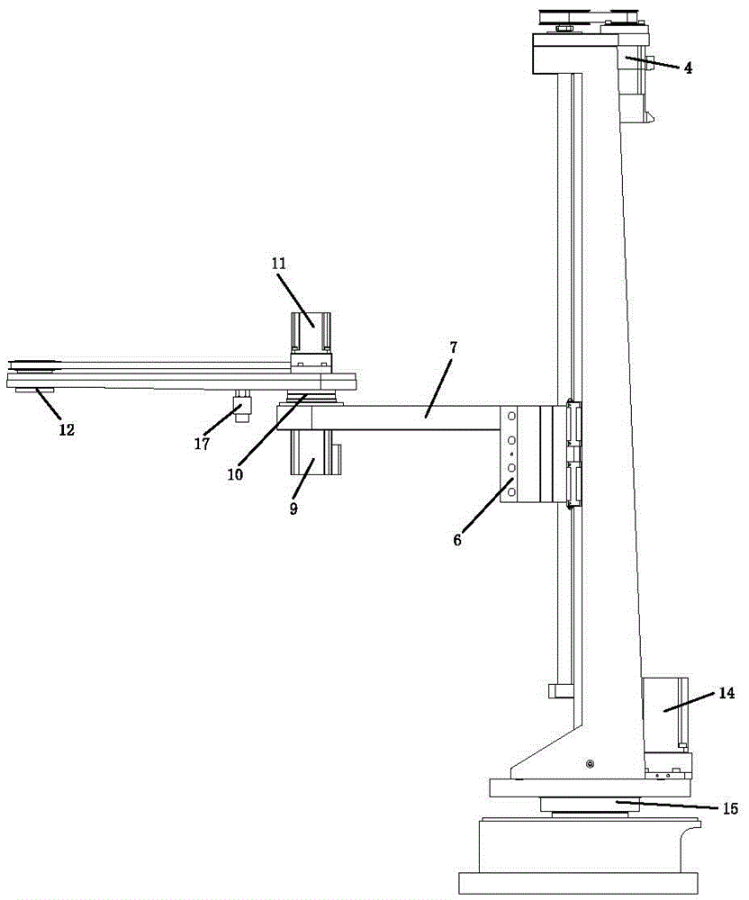 一種四軸水平多關(guān)節(jié)工業(yè)機(jī)器人的制作方法與工藝