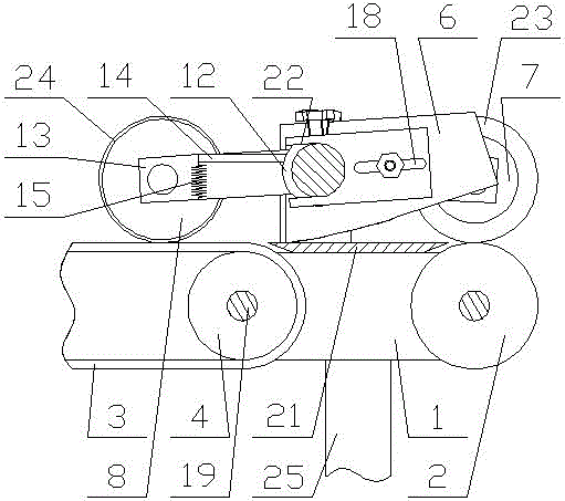 一種成卷紙切紙機(jī)的出料結(jié)構(gòu)的制作方法與工藝