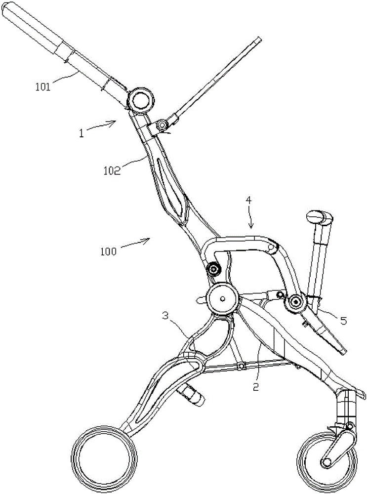 可折疊的嬰兒車及其折疊方法與流程