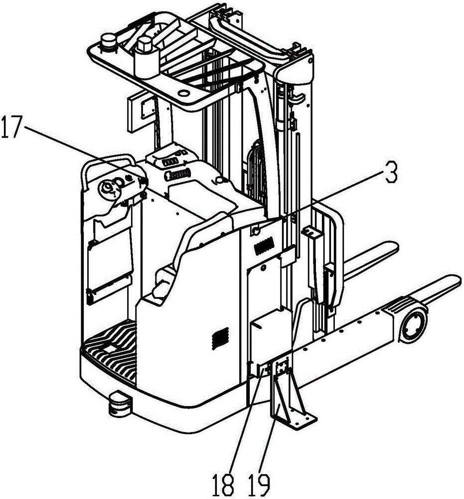 双模式前移式叉车上的AGV激光导引系统的制作方法与工艺