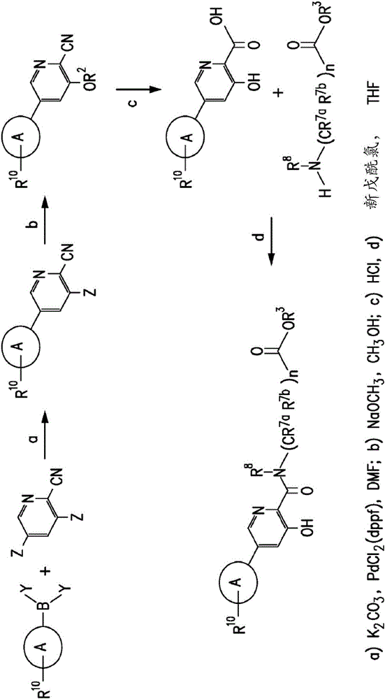 用于制备[(3‑羟基吡啶‑2‑羰基)氨基]链烷酸、酯和酰胺的方法与流程
