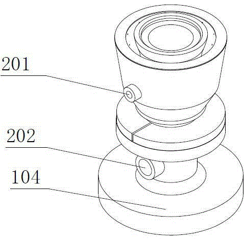 機(jī)電一體玻璃器皿自動(dòng)成型機(jī)雛形模及頂升裝置的制作方法