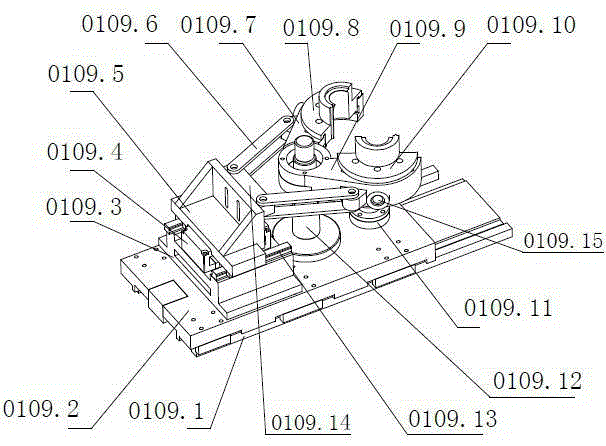 機(jī)電一體玻璃器皿自動(dòng)成型機(jī)玻璃器皿成型裝置的制作方法