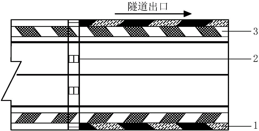 一种警示型公路隧道出口的制作方法与工艺
