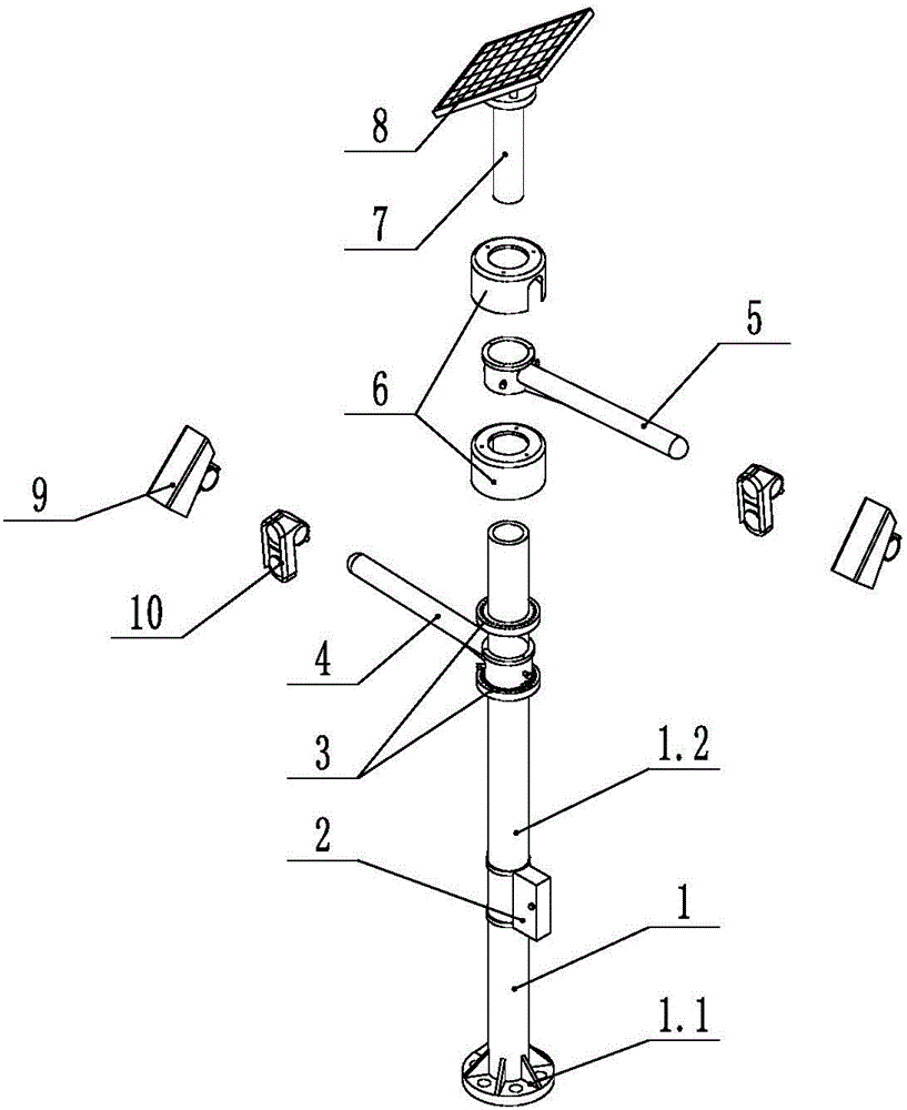 一种交通路口交汇警示装置的制作方法