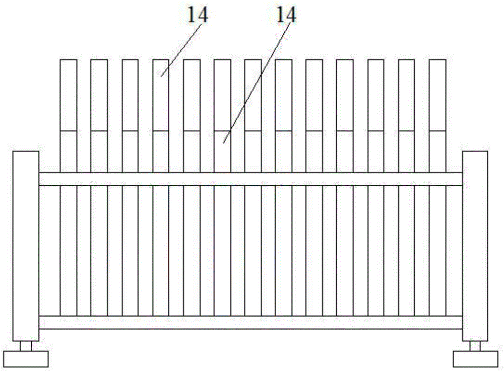 一種可調(diào)整高度圍欄的制作方法與工藝