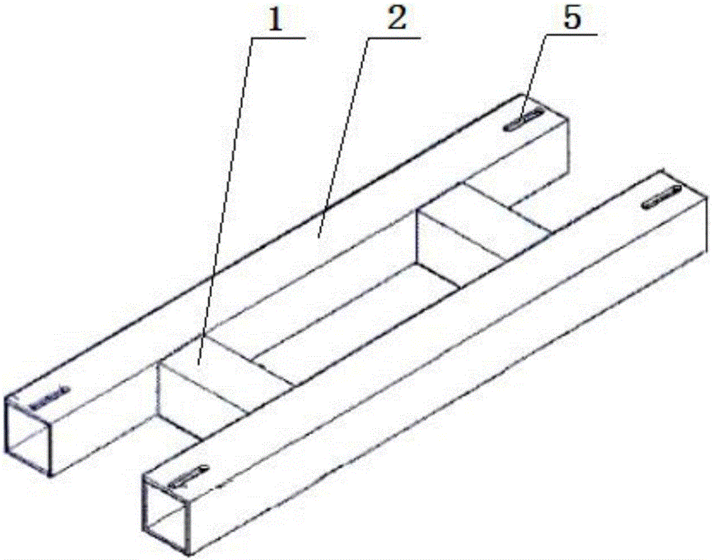 SMW工法桩型钢定位模具的制作方法与工艺