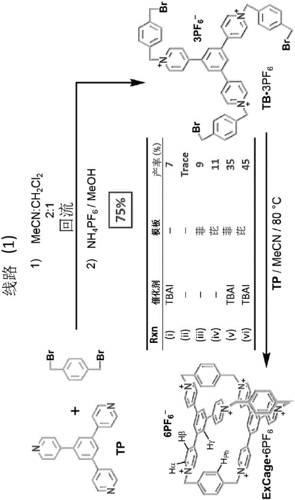 融合笼：用于选择性俘获多环芳烃的紫罗碱类吡啶嗡基笼的合成的制作方法与工艺