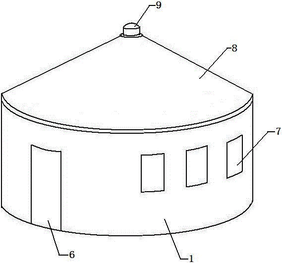 一種采用建筑模塊建造的蒙古包的制作方法與工藝