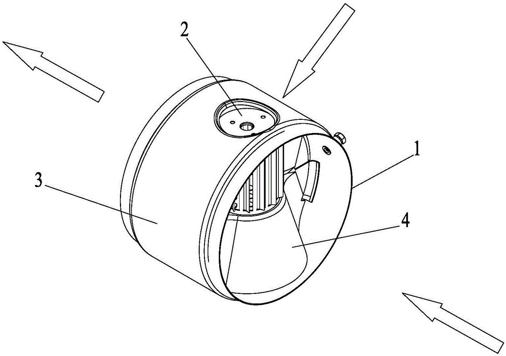 两页锥面式旋流尿素混合装置的制作方法