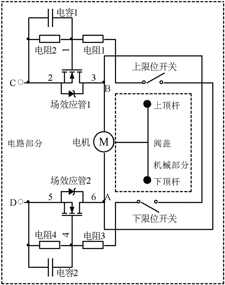 一種排氣閥的控制裝置的制作方法
