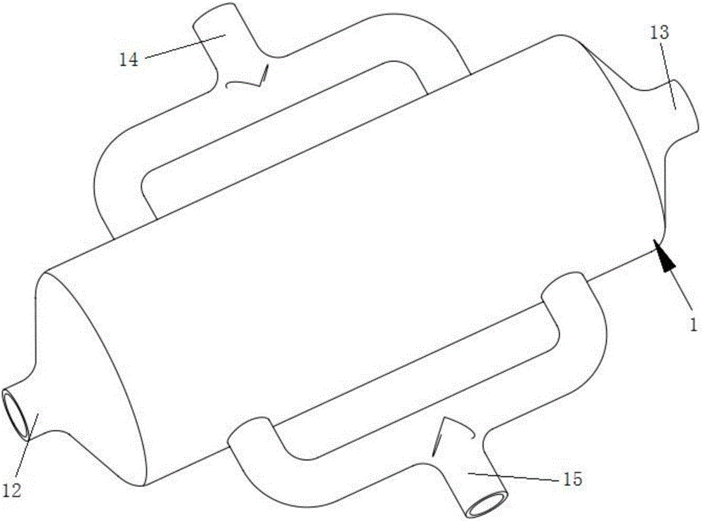 用于混合動(dòng)力汽車發(fā)動(dòng)機(jī)的廢熱余熱再利用裝置的制作方法