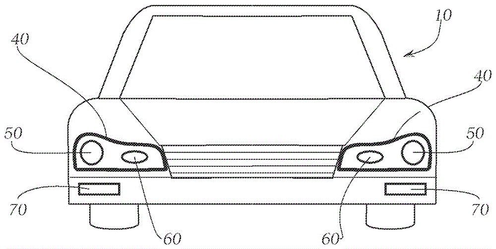 用于機(jī)動(dòng)車的自動(dòng)發(fā)光的輪廓標(biāo)志燈的制作方法與工藝