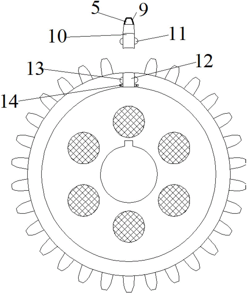 一种节能伺服泵用的齿轮的制作方法