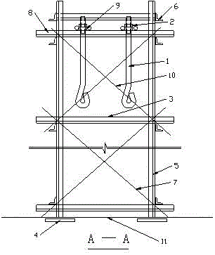 一种保证浇固件安装精度的定位架的制作方法与工艺