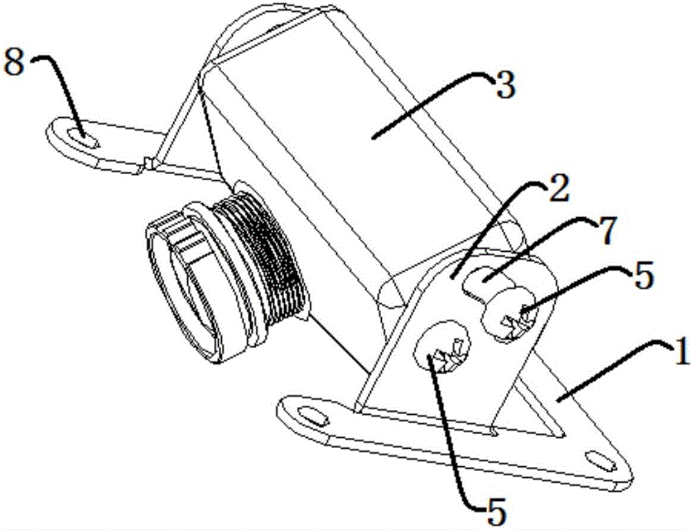 一種可調(diào)節(jié)角度的攝像頭旋轉(zhuǎn)機(jī)構(gòu)的制作方法與工藝