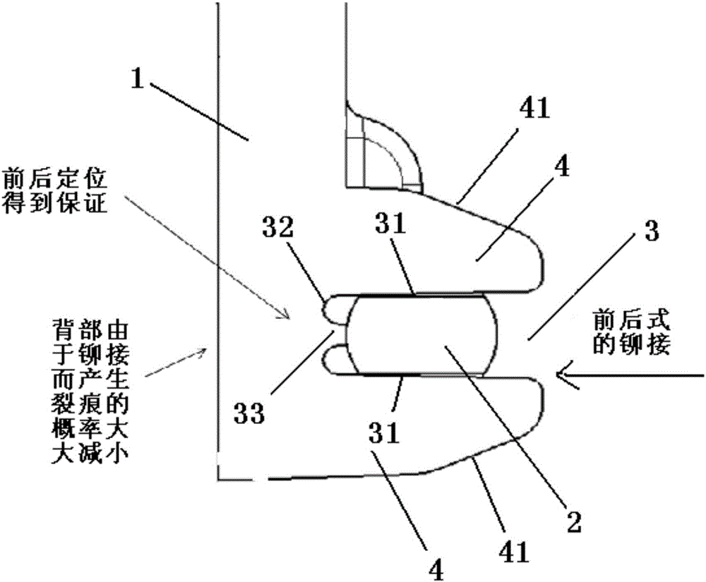 一種遮光板鉚接結(jié)構(gòu)的制作方法與工藝