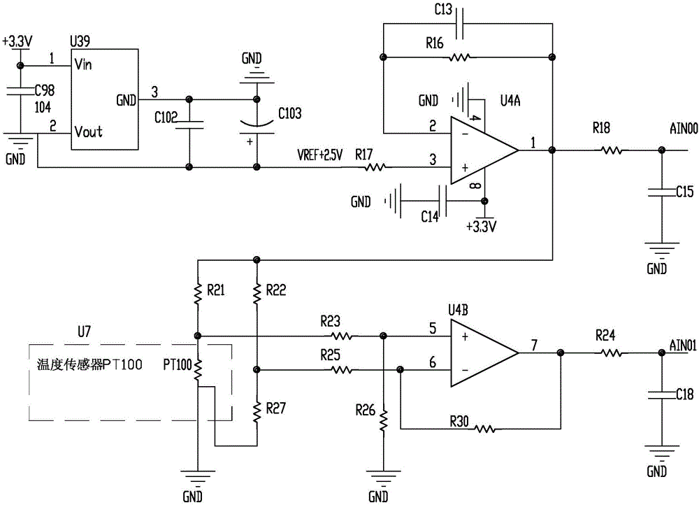 一種溫度測(cè)量轉(zhuǎn)換電路的制作方法與工藝