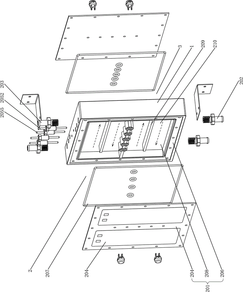 一種雙通道流體加熱模塊的制作方法與工藝