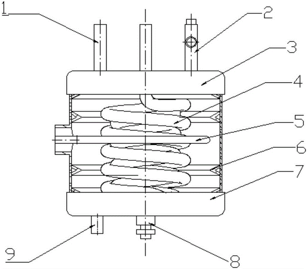一种使用电加热管预热冷媒的热交换器的制作方法与工艺